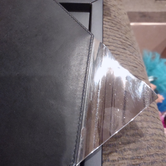 Vintage new Tommy Larsen  Designed Denmark leather Mouse pad nice gift - Picture 5 of 11